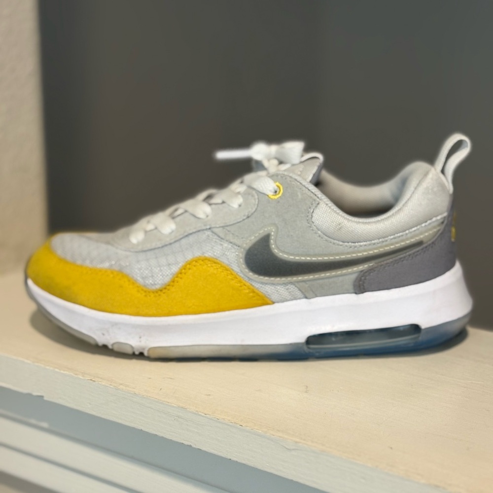 Nike Air Max Motif 3Y Kids Photon Dust Grey Fog DH9389-001 Retro School 80s - Picture 4 of 9